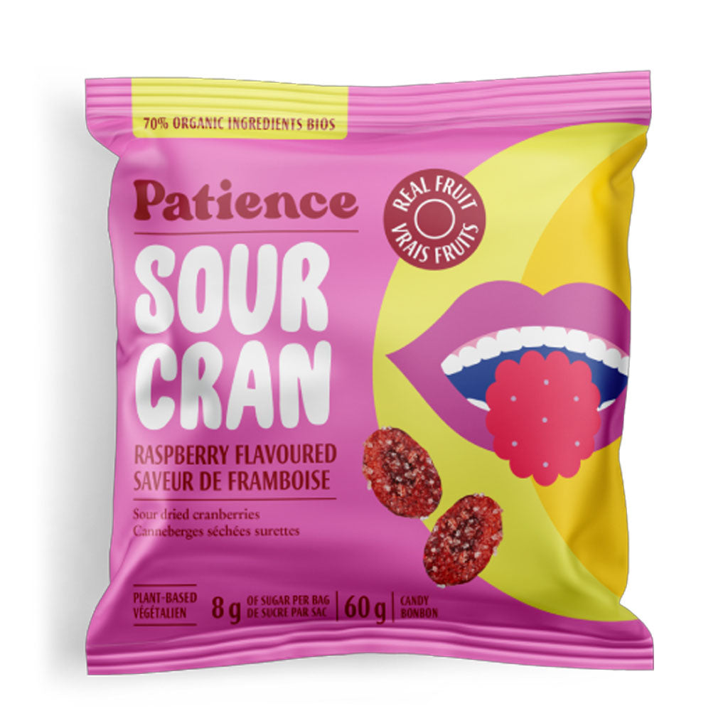 patience sour cran saveur de framboise 60 g