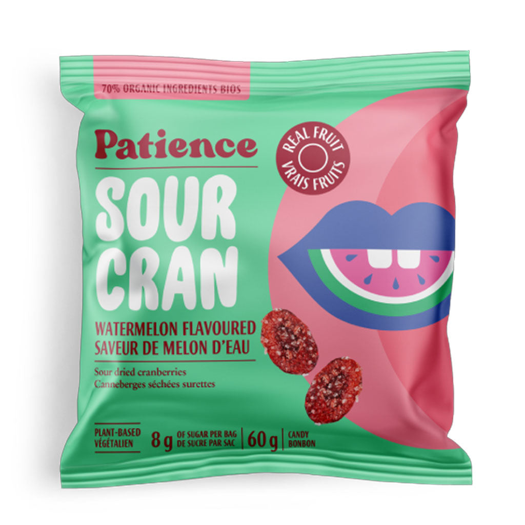 patience sour cran saveur de melon d'eau 60 g