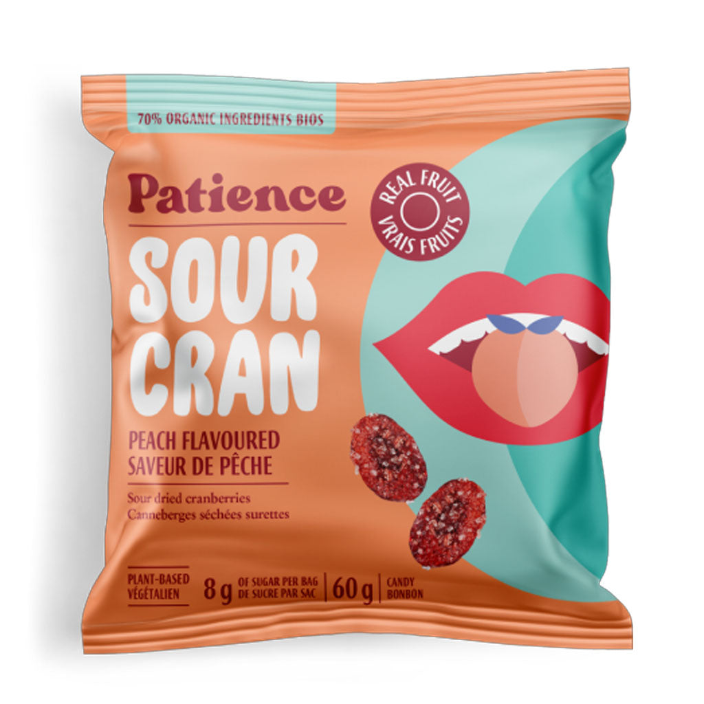 patience sour cran saveur de pêche 60 g