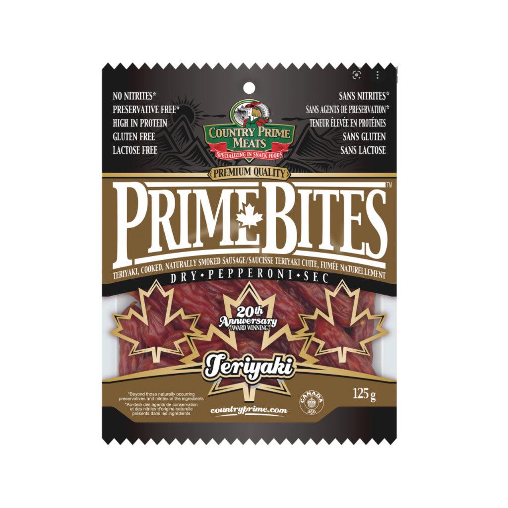 Pepperoni Sec Prime Bites Teriyaki Country Prime Meats - La Boite à Grains