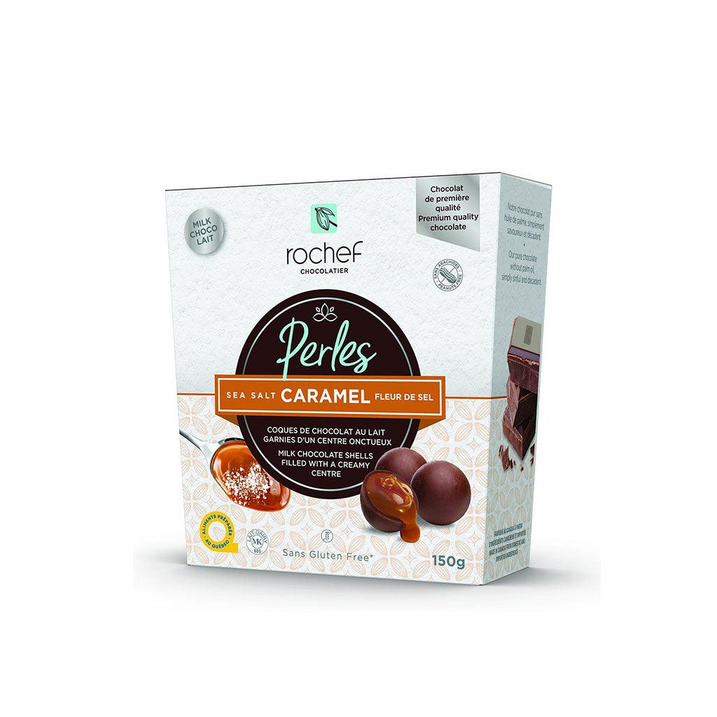 Perles Caramel Choco Lait Fleur de Sel Rochef Chocolatier - La Boite à Grains