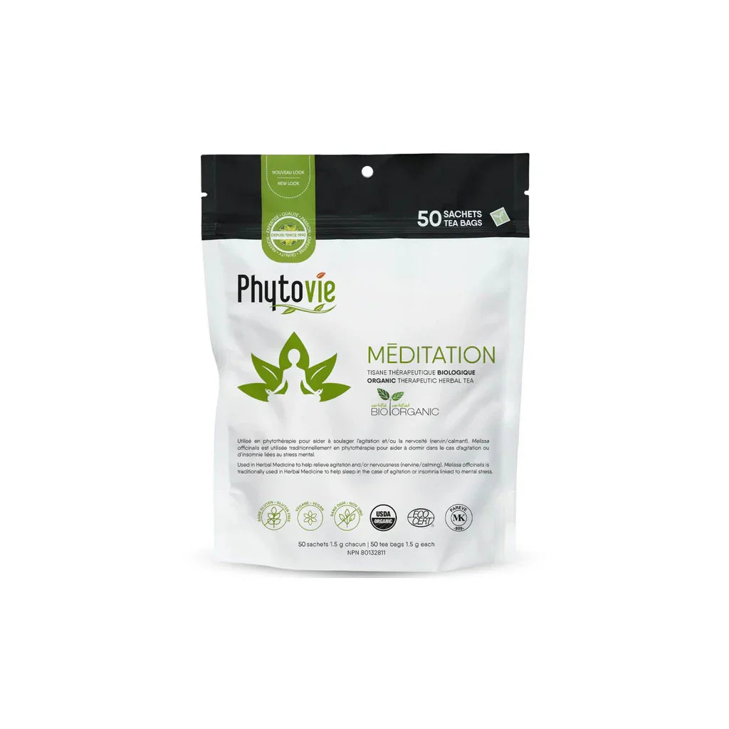 organic meditation herbal tea Phytovie - La Boite à Grains