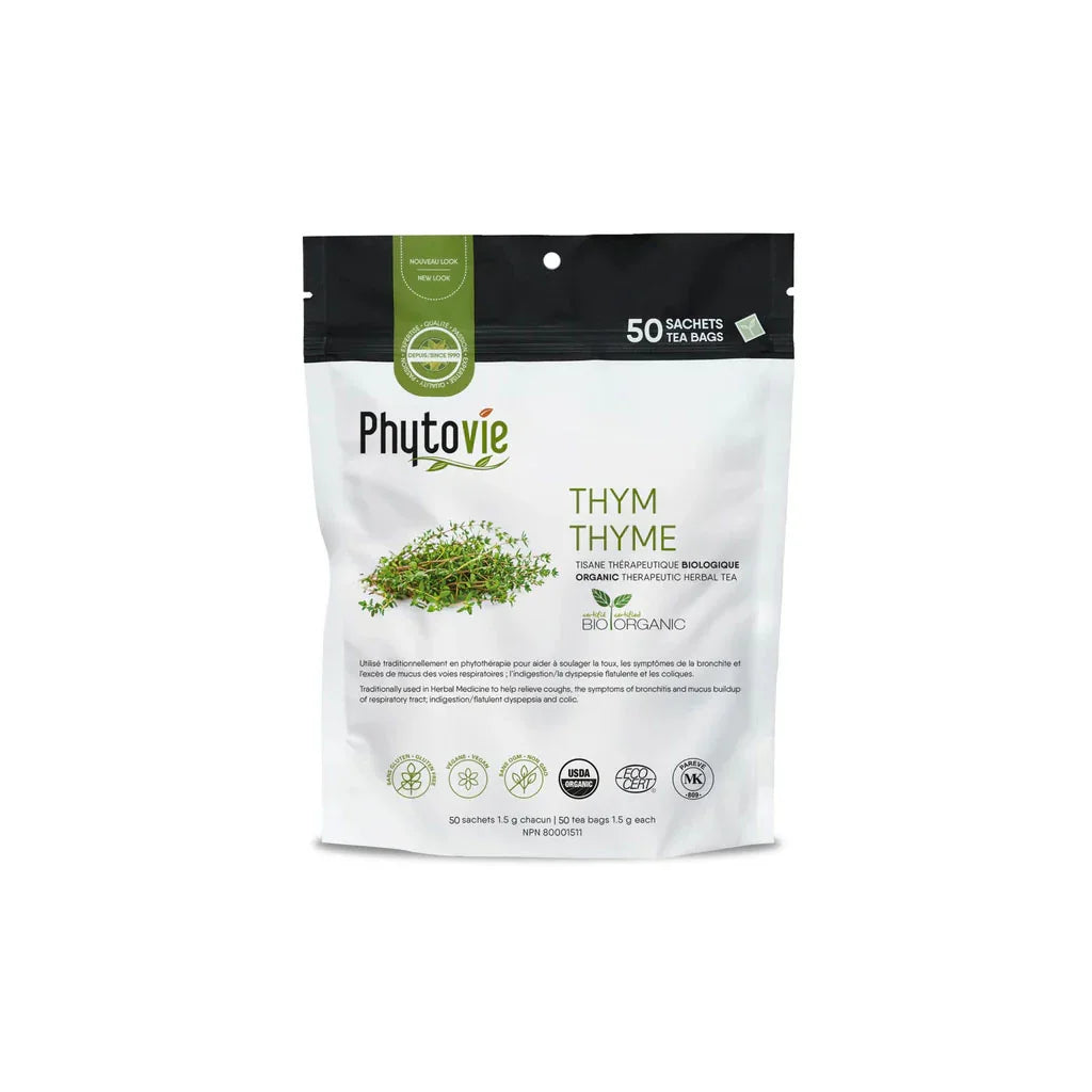 Organic Thyme Herbal Tea Phytovie - La Boite à Grains