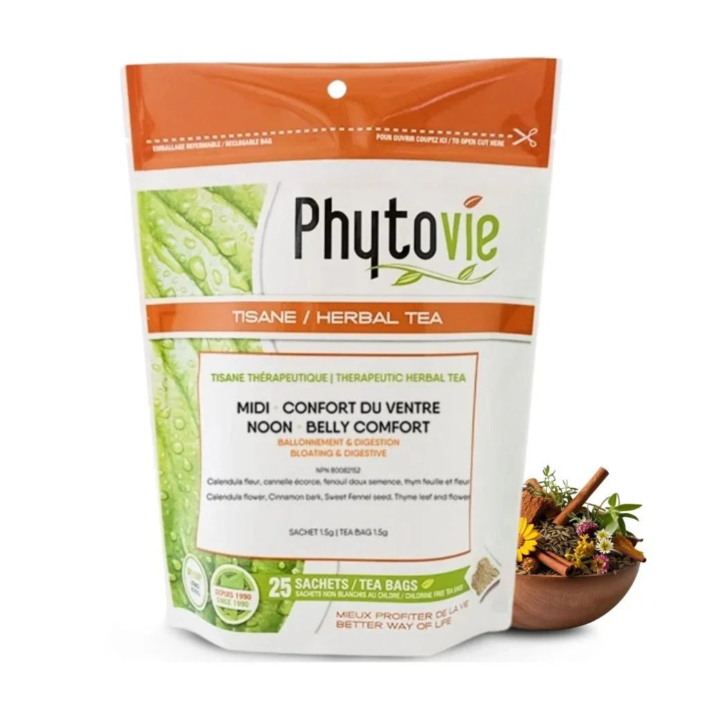 tisane thérapeutique Midi Confort du Ventre Phytovie - La Boite à Grains