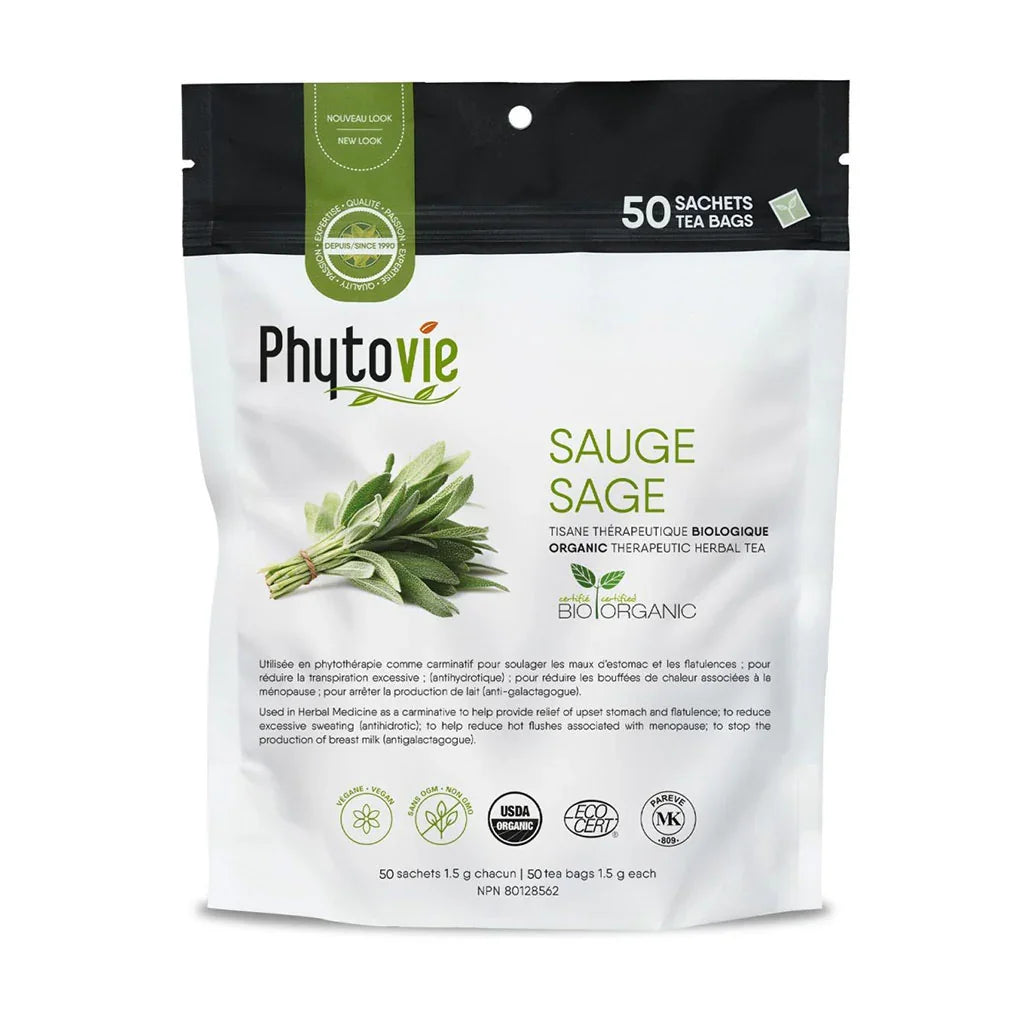 therapeutic organic sage herbal tea Phytovie - La Boite à Grains