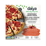 Pizza avec Croûte aux Légumes Saveur de Pepperoni Sans Viande et Jalapeño Daiya - La Boite à Grains