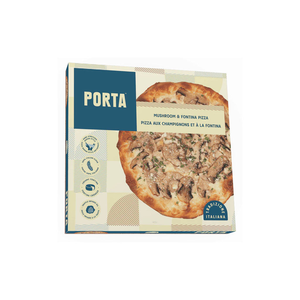 pizza aux champignons et à la fontina Porta - La Boite à Grains