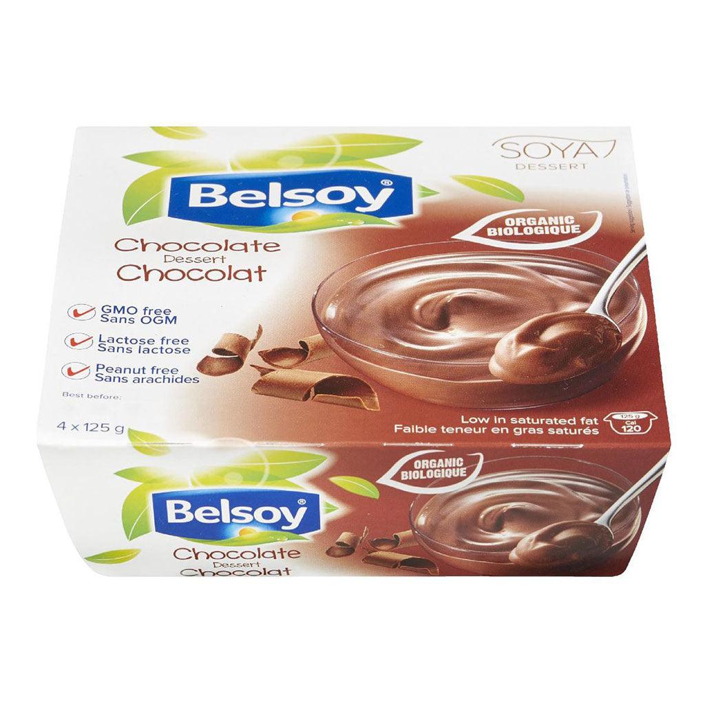 Pouding Soja Chocolat Biologique Belsoy - La Boite à Grains