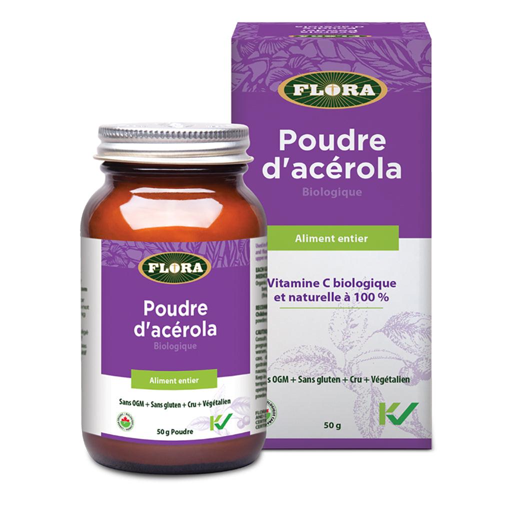 Poudre d'Acérola Biologique Flora - La Boite à Grains