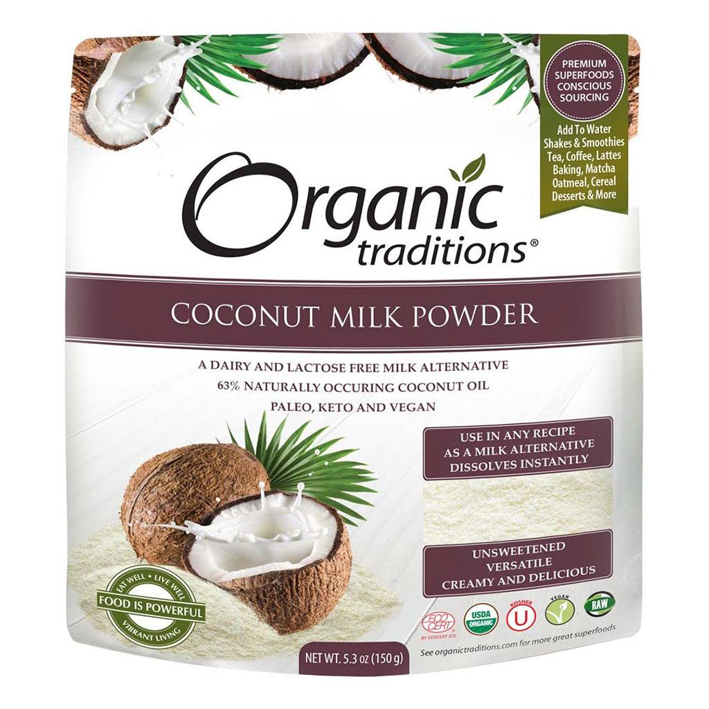 Poudre de Lait de Coco Biologique Organic Traditions - La Boite à Grains