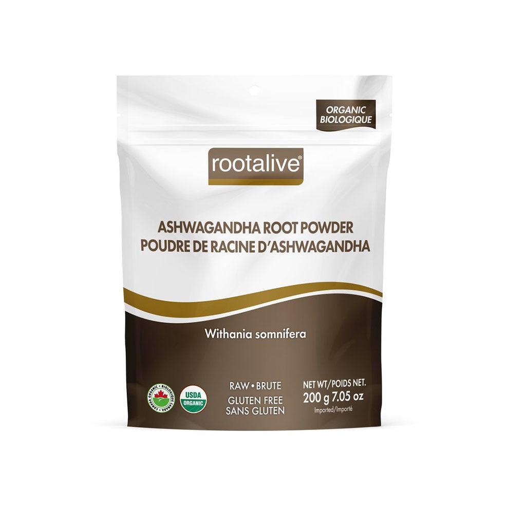 Poudre de Racine d'Ashwagandha Biologique Rootalive - La Boite à Grains