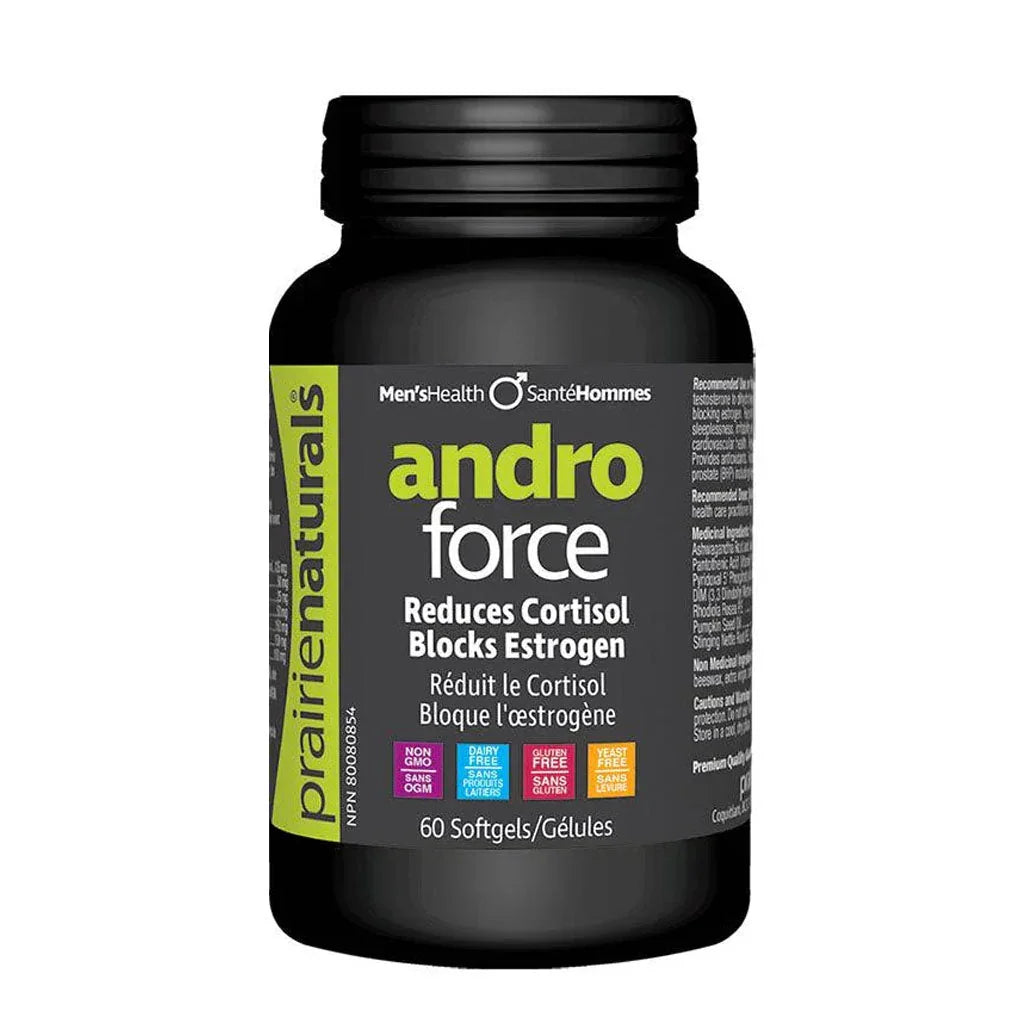Prairie Naturals Andro Force 60 gélules - La Boite à Grains