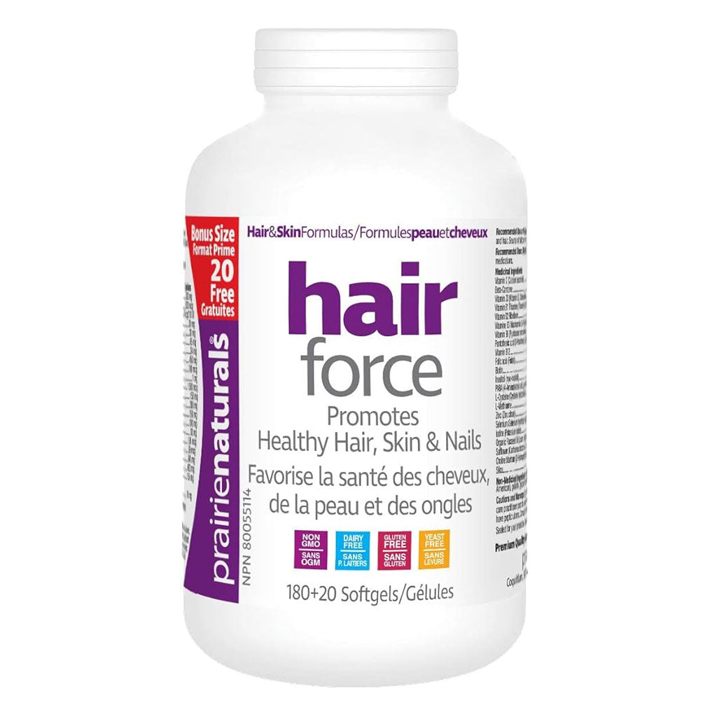 Prairie Naturals Hair Force 180+20 gélules - La Boite à Grains