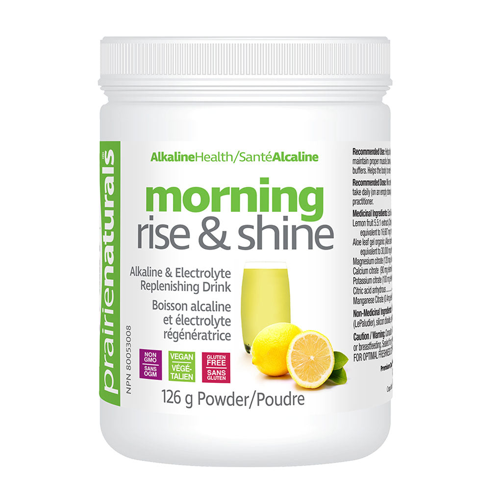 Prairie Naturals Morning Rise & Shine Boisson Minérale Alcaline 126 g - La Boite à Grains