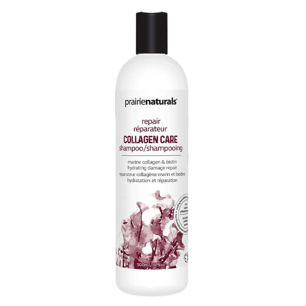 Prairie Naturals Shampoing Réparateur Collagen Care 500 ml - La Boite à Grains