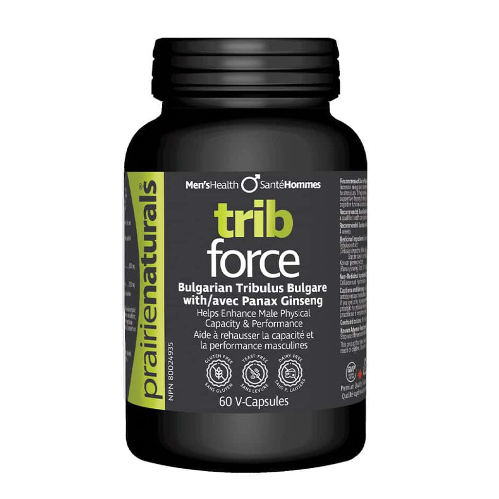 Prairie Naturals Trib Force 60 capsules végétales - La Boite à Grains