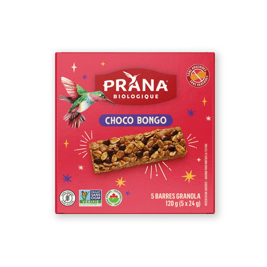 barres granola Choco Bongo Prana - La Boite à Grains