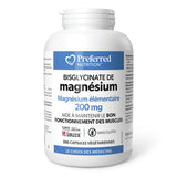 bisglycinate de magnésium élémentaire 200 mg Preferred Nutrition - La Boite à Grains