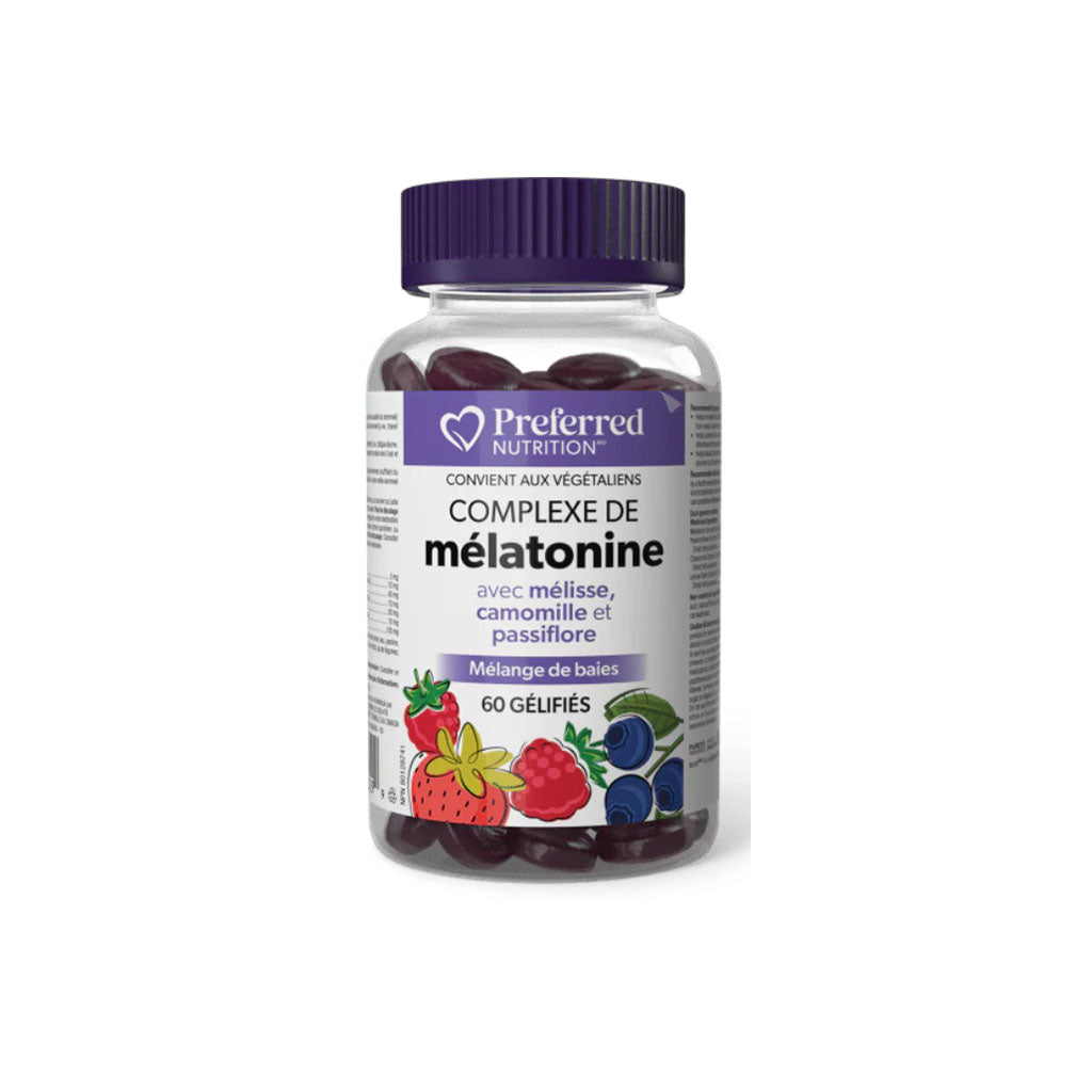 complexe de mélatonine preferred nutrition - La Boite à Grains