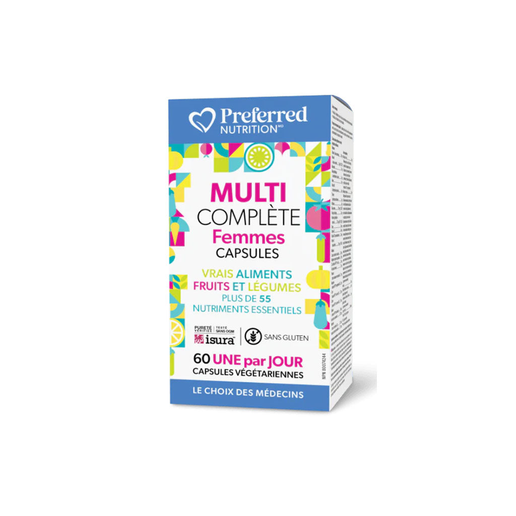 multi complète femmes Preferred Nutrition - La Boite à Grains