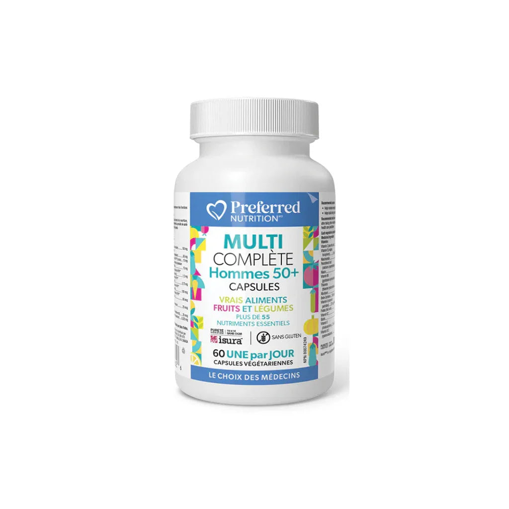 multi complete men 50+ Preferred Nutrition - La Boite à
 Grains