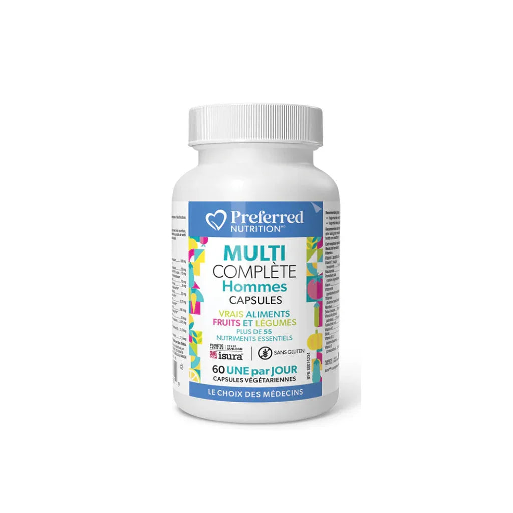 multi complete men Preferred Nutrition - La Boite à Grains