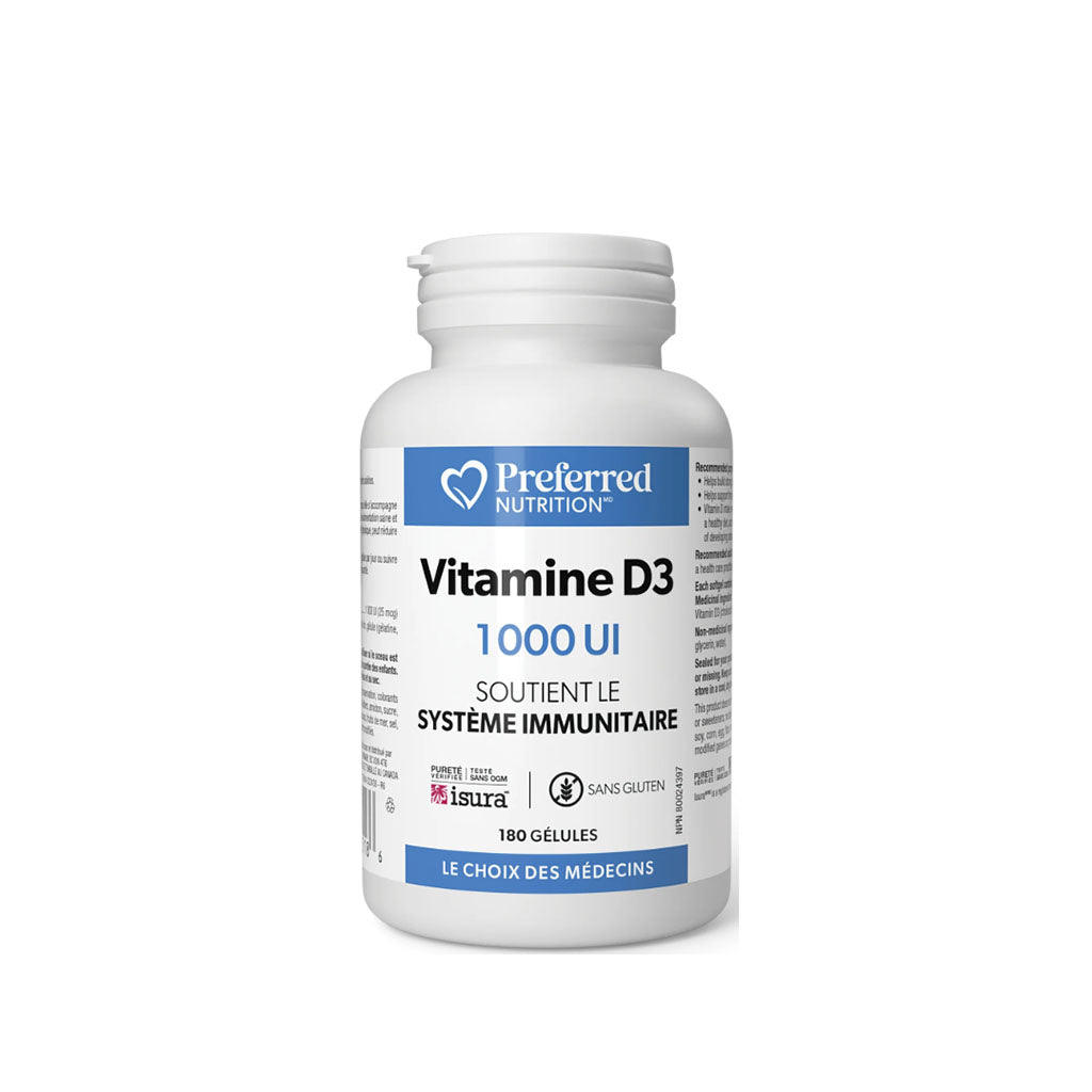 vitamine d3 1000 ui preferred nutrition - La Boite à Grains