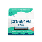 preserve shave 3 lames triples de remplacement