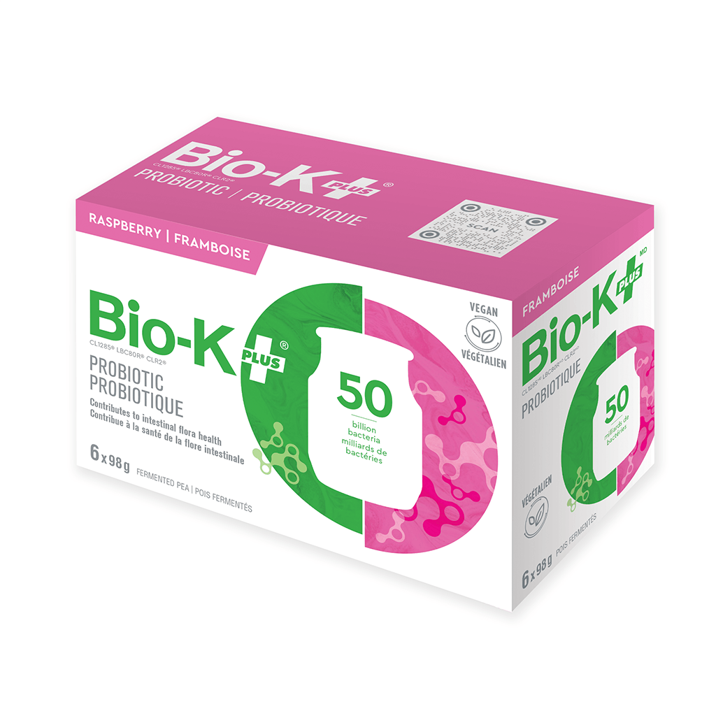 Probiotique Framboise à Boire Bio-K+ - La Boite à Grains