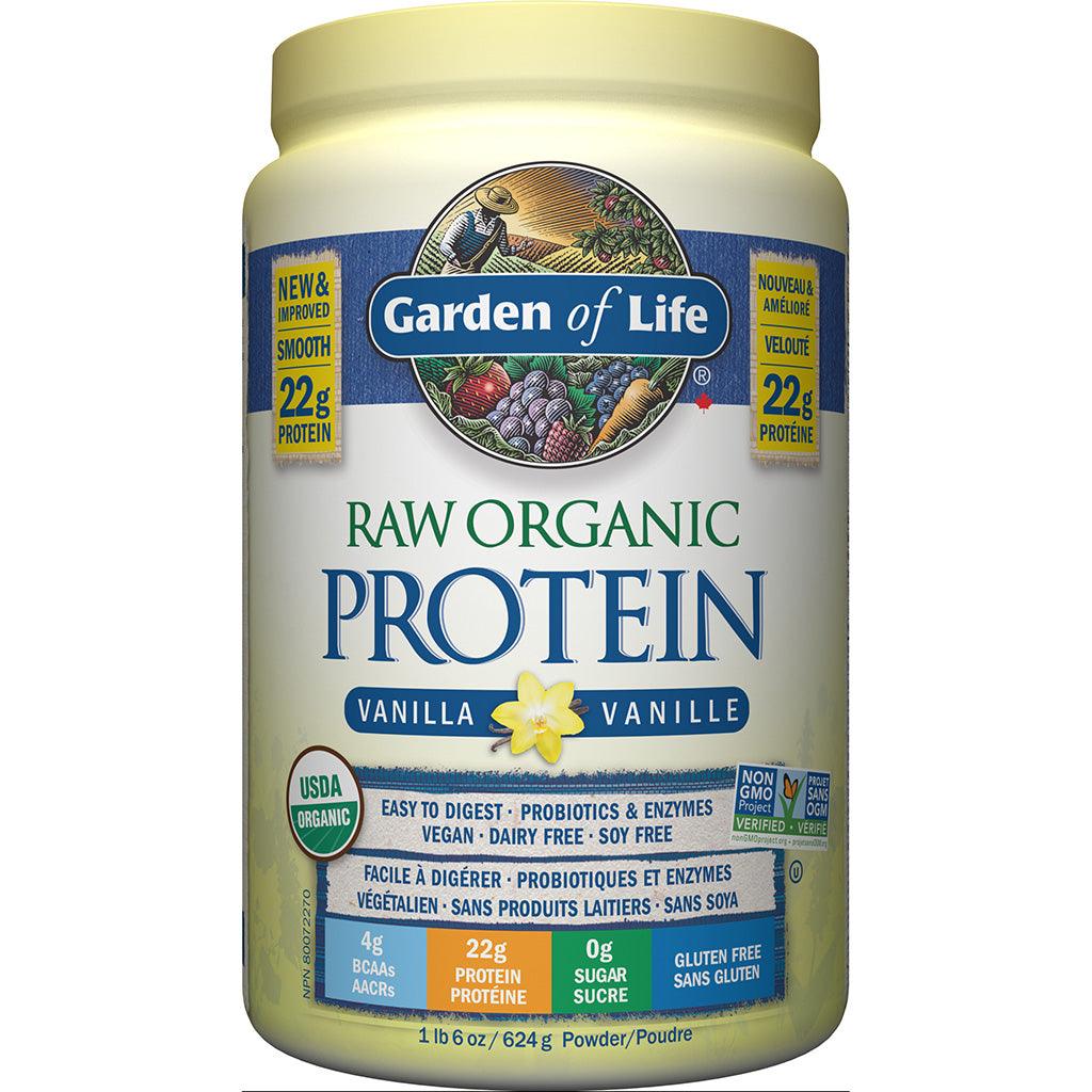 Protéine Raw Organic Protein Vanille Garden of Life - La Boite à Grains