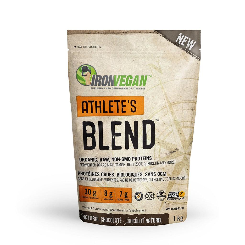 Protéines Biologiques Chocolat Athlete's Blend Iron Vegan - La Boite à Grains