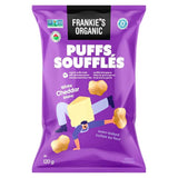 Puffs Soufflés Cheddar Blanc Biologique Frankie's Organic