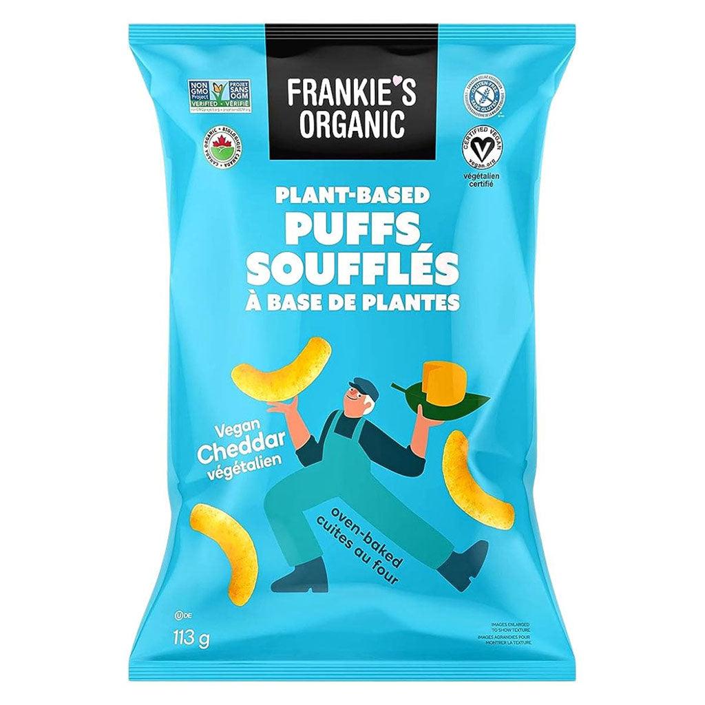 Puffs Soufflés Cheddar Végétalien Biologique Frankie's Organic