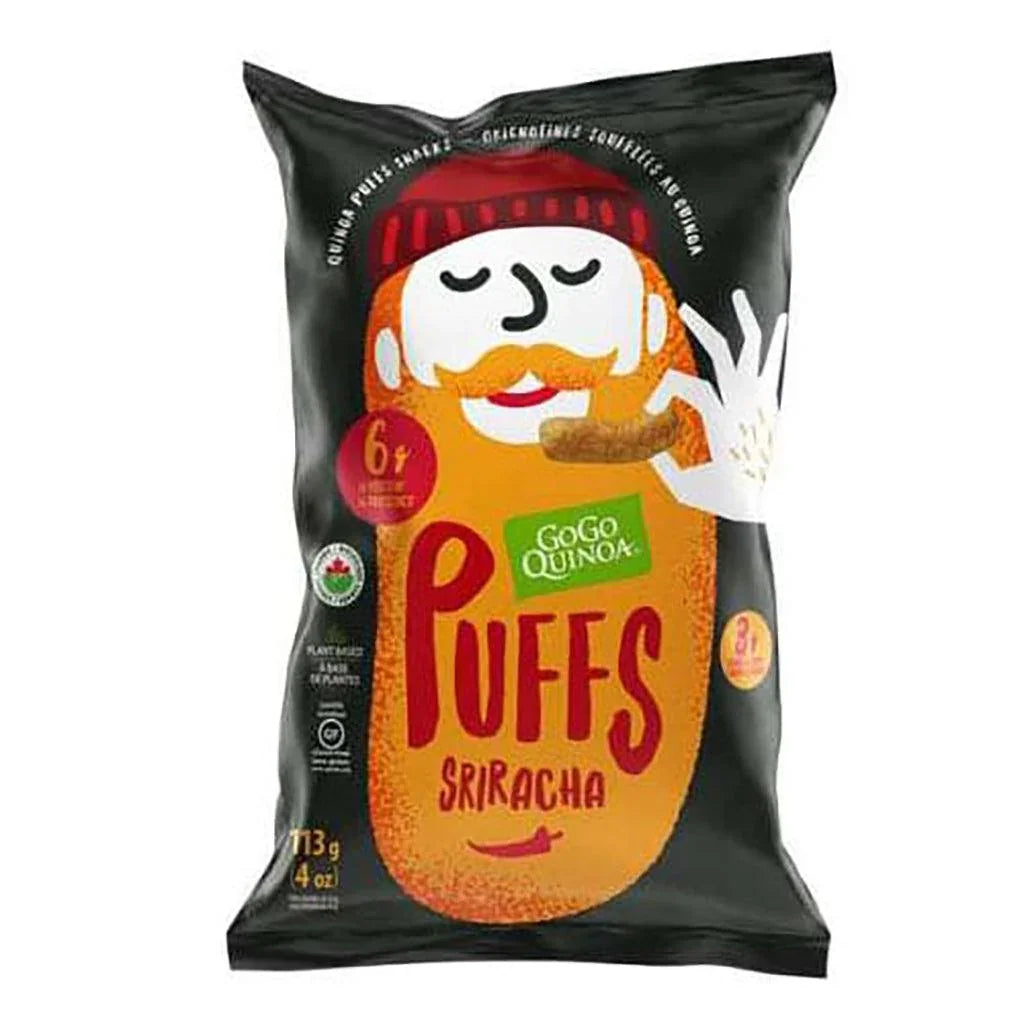 Gogo Quinoa Organic Sriracha Puffs - La Boite à Grains