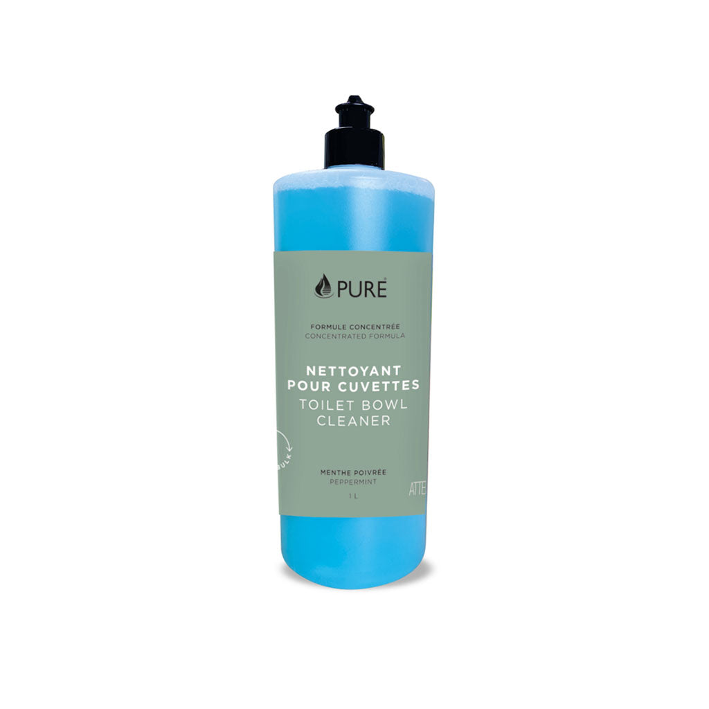 pure nettoyant pour cuvettes menthe poivrée 1 litre