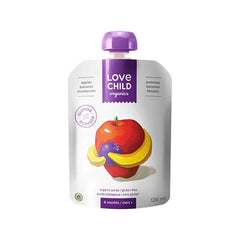 Purée Pommes Bananes Bleuets Bio Love Child Organics - La Boite à Grains