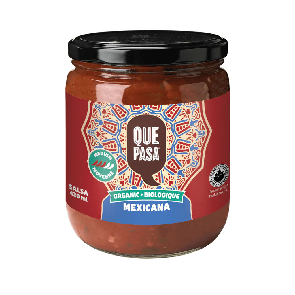 salsa mexicana moyenne biologique Que Pasa - La Boite à Grains