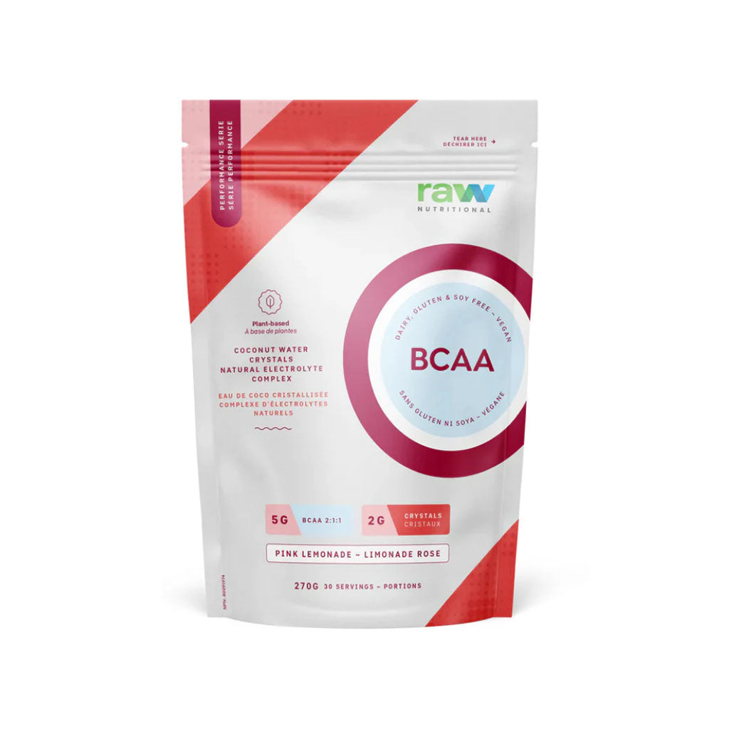 raw nutritional bcaa limonade rose 270 g