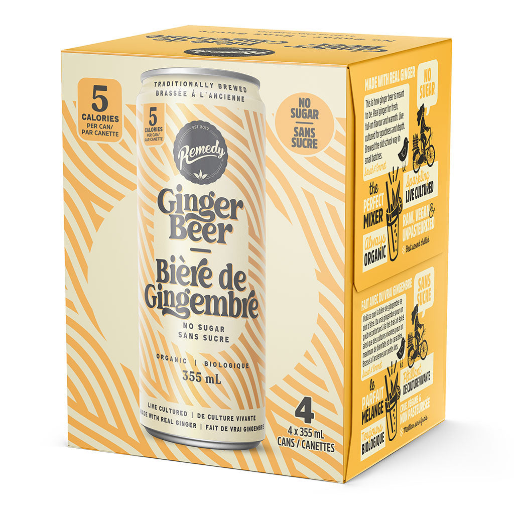 bière de gingembre bio Remedy - La Boite à Grains