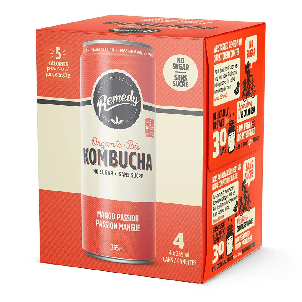kombucha passion mango Remedy - La Boite à Grains