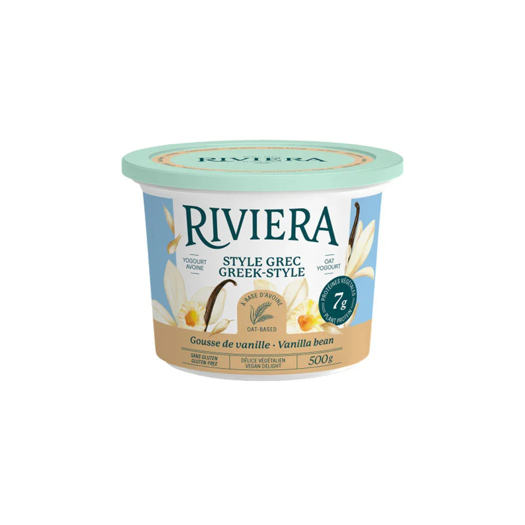 Riviera Vanilla Bean Greek Style Oat Yogurt - La Boite à Grains