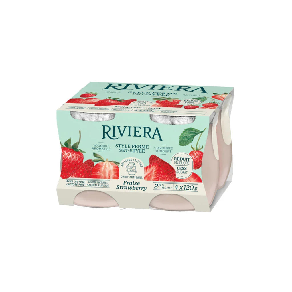Riviera Strawberry Farm Style Yogurt - La Boite à Grains