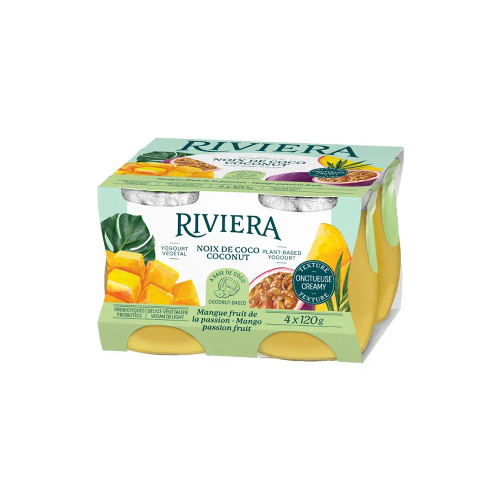 Riviera Mango & Passion Fruit Vegetable Yogurt - La Boite à