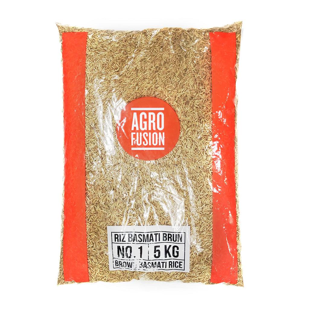 Riz Basmati Brun 5 KG Agro Fusion - La Boite à Grains