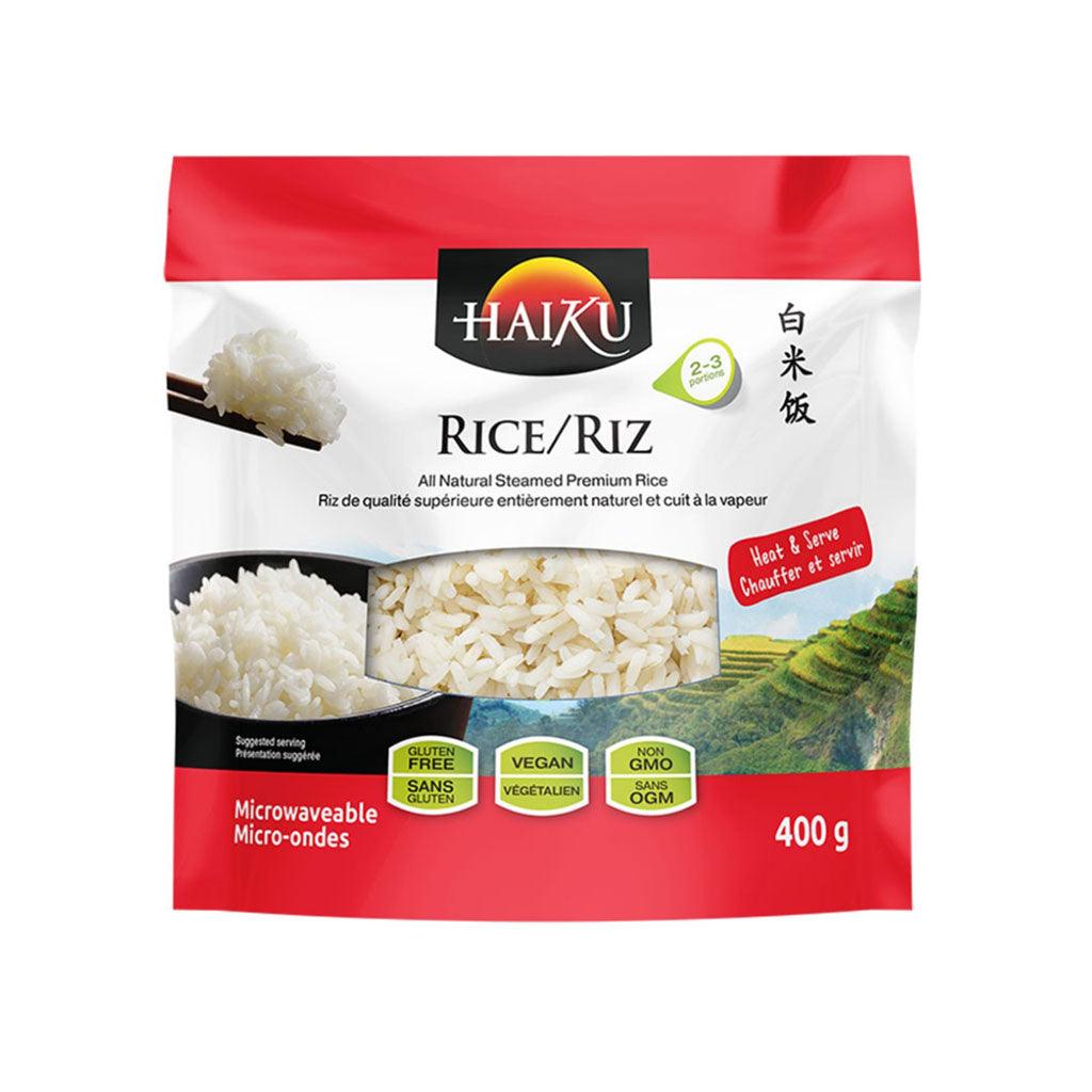 Riz Cuit à la Vapeur de Qualité Supérieure Haiku - La Boite à Grains