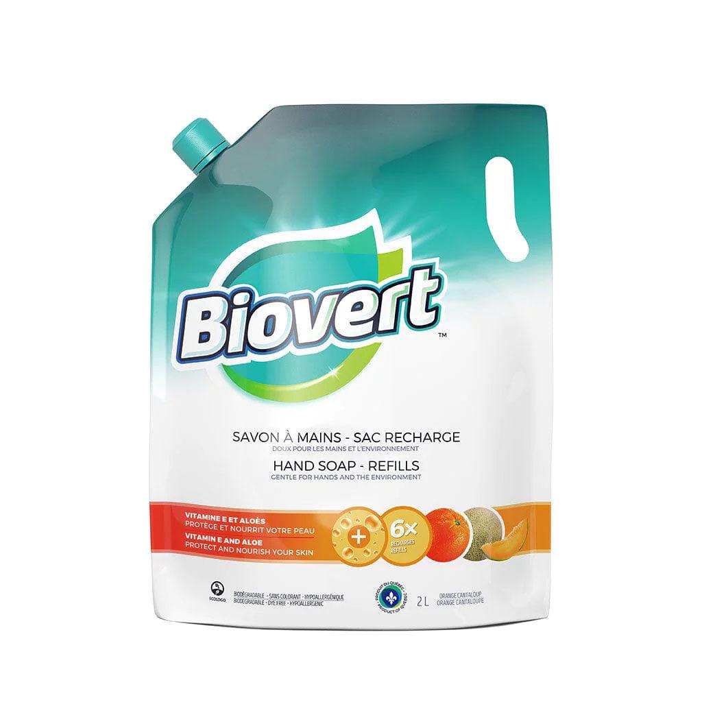 Sac Recharge Savon à Mains Orange Cantaloup BioVert