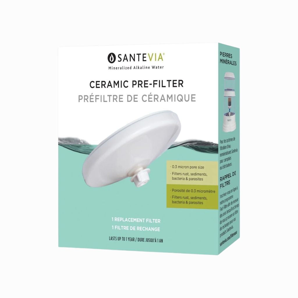 préfiltre de céramique Santevia - La Boite à Grains