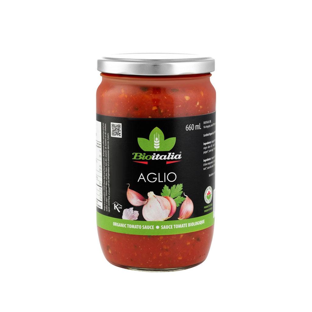 Sauce Aglio Biologique Bioitalia - La Boite à Grains