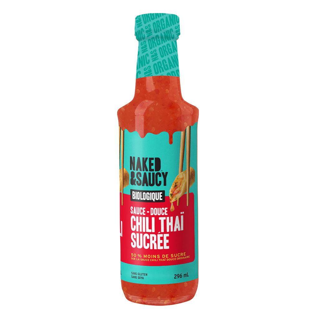 Sauce Chili Thaï Sucrée Douce Biologique Naked & Saucy - La Boite à Grains