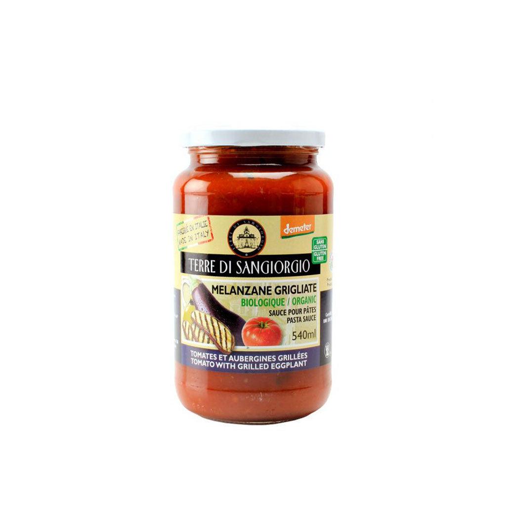 Sauce Tomates & Aubergines Grillées Bio Terre Di Sangiorgio - La Boite à Grains
